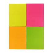 Gadżety  do biura - Paperdot, Karteczki indeksujące neonowe, 4 kolory - miniaturka - grafika 1