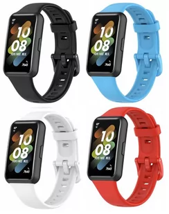 ZESTAW 4 PASKÓW DO HUAWEI BAND 7 PASEK BRANSOLETA OPASKA | WYBÓR KOLORÓW - Akcesoria do smartwatchy - miniaturka - grafika 1