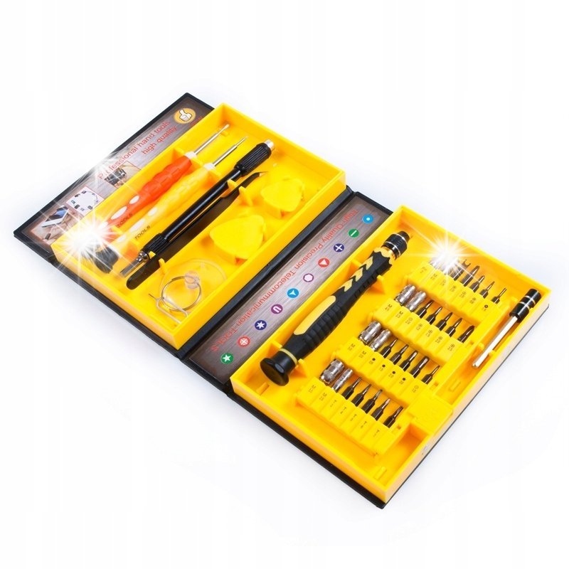 Wkrętaki Precyzyjne Otwieraki Iphone Zestaw Do Naprawy Telefonów 110 el.