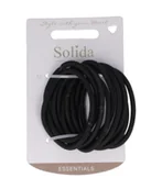 Ozdoby do włosów - Solida Haargummis schwarz, 5 cm, 9 Stk. Gumka do włosów 9 szt. - miniaturka - grafika 1