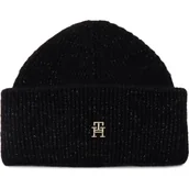 Czapki damskie - Tommy Hilfiger Czapka | z dodatkiem wełny - miniaturka - grafika 1