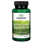 Witaminy i minerały - SWANSON Health Products Certyfikowana Organiczna Spirulina 500 mg 180 tabletek - miniaturka - grafika 1