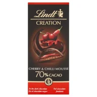 Czekolada - Lindt EDELBITTER 70% CHERRY AND CHILLI 150G zakupy dla domu i biura 34577429 - miniaturka - grafika 1