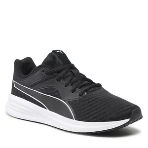 Buty dla chłopców - Sneakersy Puma - Transport Jr 386253 01 Puma Black/Puma White - grafika 1