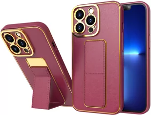 New Kickstand Case etui do iPhone 12 Pro z podstawką czerwony - Etui i futerały do telefonów - miniaturka - grafika 1