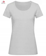 Koszulki i topy damskie - SUPER CENA JAKOŚĆ T-shirt Koszulka Damska STEDMAN 9900 JASNY SZARY Roz: XL - miniaturka - grafika 1