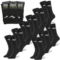 Skarpetki męskie - EVERLAST Skarpety Męskie 9 par Sportowe Długie Czarne Rozmiar 39-42 - miniaturka - grafika 1
