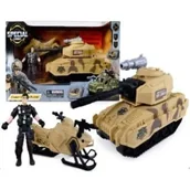 Samochody i pojazdy dla dzieci - Artyk Zestaw wojskowy z czołgiem - miniaturka - grafika 1