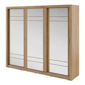 Szafy - Szafa przesuwna trzydrzwiowa ARTI AR-02 - dąb shetland - miniaturka - grafika 1