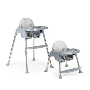 Ecotoys, Krzesełko fotelik do karmienia + tacka, 2w1 - Krzesełka do karmienia - miniaturka - grafika 1
