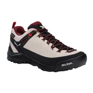 Buty trekkingowe damskie - Buty trekkingowe damskie Salewa Wildfire Leather GTX beżowe 00-0000061417 - miniaturka - grafika 1