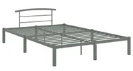 Łóżka - Szare loftowe łóżko z metalu 120 x 200 cm G7-A23 - miniaturka - grafika 1