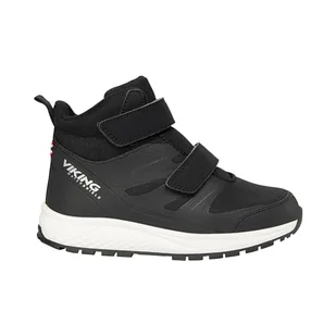 Viking Equip Mid WP 2v, Unisex dziecięce Buty do chodzenia, czarny, 24 EU - Buty dla chłopców - miniaturka - grafika 1
