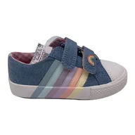 Buty dla dziewczynek - Buty dziecięce sneakersy trampki na rzepy Next kolorowe rozmiar 25,5 - miniaturka - grafika 1