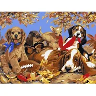 Malowanie po numerach - Titanum Malowanie po numerach - 30x40cm Psy - miniaturka - grafika 1