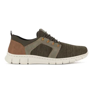 RIEKER B7796-54 KHAKI - Półbuty męskie - miniaturka - grafika 1