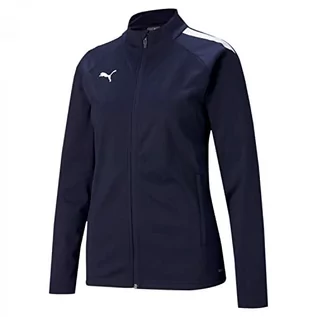 Kurtki damskie - Puma Teamliga damska kurtka treningowa Peacoat White M 657252 - grafika 1