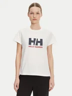 Koszulki i topy damskie - Helly Hansen T-Shirt Logo 54593 Biały Regular Fit - miniaturka - grafika 1