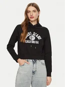 Bluzy damskie - Guess Jeans Bluza W5RQ29 K68I4 Czarny Regular Fit - miniaturka - grafika 1