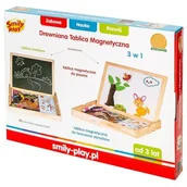 Tablice i flipcharty - Drewniana Tablica Magnetyczna SMILY PLAY - miniaturka - grafika 1