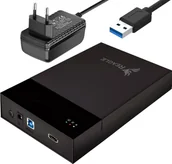 Obudowy i kieszenie na dyski twarde - Kieszeń Reagle REAGLE CASE OBUDOWA HUB KIESZEŃ NA DYSK HDD SSD 3,5" SATA III USB 3.1 10TB - miniaturka - grafika 1