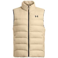 Kamizelki męskie - Kamizelka męska Under Armour Legend Down Vest Rozmiar: XL / Kolor: beżowy - miniaturka - grafika 1