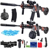 Zabawki militarne - Karabin Automat Na Kulki Żelowe Pistolet Duży M416 - miniaturka - grafika 1