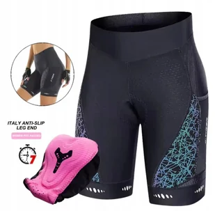 Spodenki rowerowe damskie X-tiger z wkładką piankową Comfort L - Spodenki rowerowe - miniaturka - grafika 1