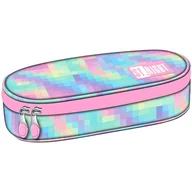 Piórniki - ST-Majewski, piórnik saszetka usztywniona z wewnętrzną klapką pastel pixels - miniaturka - grafika 1