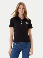 Koszulki i topy damskie - Morgan Polo 252-DPOLLA Czarny Slim Fit - miniaturka - grafika 1