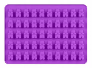 Silikonowa Forma Do Czekolady Lodu Żelek - Misie - Akcesoria do lodu - miniaturka - grafika 1