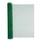 Ogrodzenia - Siatka plastikowa 417 g/m2 ocz. 20 x 20 mm, zielona - 1,2 x 5 m - miniaturka - grafika 1