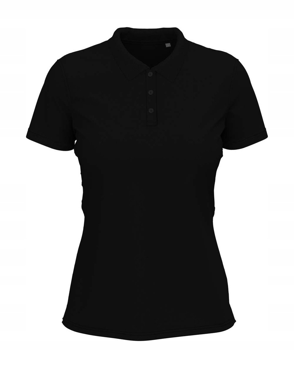 Koszulka damska polo bawełniana Polówka Stedman ST9740 Claire Polo Black S