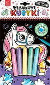 Kolorowanki, wyklejanki - Welurkowe kucyki. Dotykaj i koloruj - Agata Kaczyńska - miniaturka - grafika 1