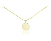 Naszyjniki - Naszyjnik damski ze srebra pr. 925 z kółeczkiem - miniaturka - grafika 1