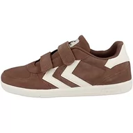 Sneakersy damskie - hummel Victory zamszowe sneakersy, miedziany brąz, 10 UK dziecko - miniaturka - grafika 1
