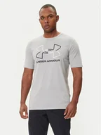 Koszulki sportowe męskie - Under Armour T-Shirt Ua Gl Foundation Update Ss 1382915-011 Szary Loose Fit - miniaturka - grafika 1