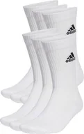 Skarpety termoaktywne - Skarpety adidas Cushioned Sportswear Crew Socks 6 Par białe HT3453 34-36 - miniaturka - grafika 1