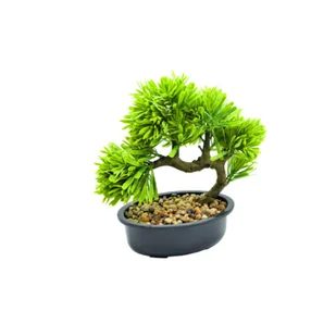 Bonsai w doniczce 23 cm - Sztuczne kwiaty - miniaturka - grafika 1