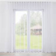 Firany - Firana na taśmie, biały z wzorem, Woale i firany - miniaturka - grafika 1