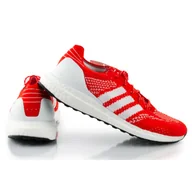 Buty sportowe męskie - Buty do biegania męskie Adidas Ultraboost DNA Prime czerwone - miniaturka - grafika 1