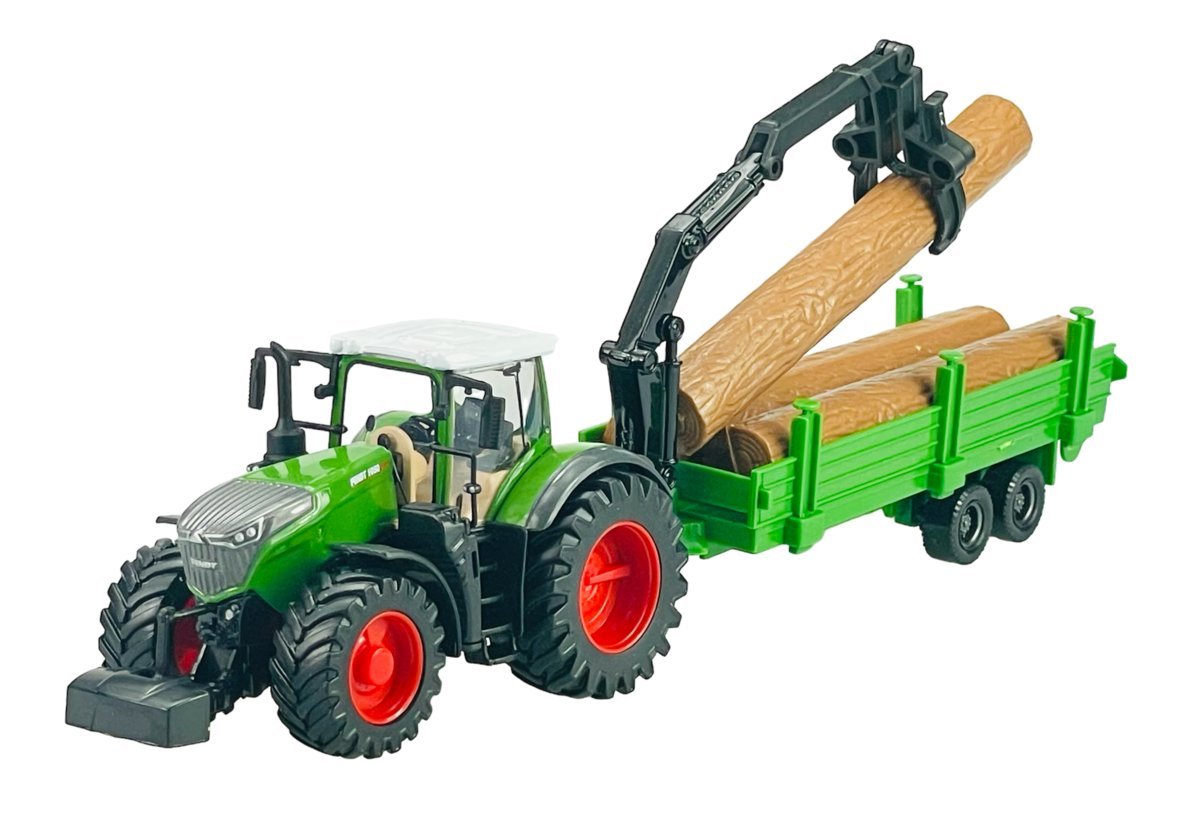 BBURAGO TRAKTOR FENDT 1050 VARIO + PRZYCZEPA I ŁADOWARKA 31677