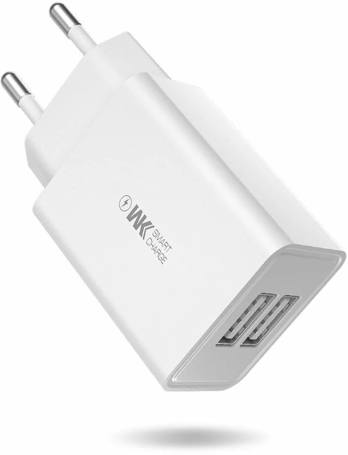 Wk design WK Design ładowarka sieciowa 2x USB 2 A biały (WP-U56 white) - USB Typ A (żeński) WP-U56 white