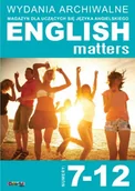 Czasopisma - Wydania archiwalne English Matters 7-12 (płyta CD) - miniaturka - grafika 1
