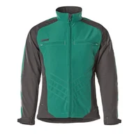 Odzież robocza - KURTKA SOFTSHELL MASCOT UNIQUE DRESDEN 12002-149; ZIELEŃ/CZERŃ - miniaturka - grafika 1