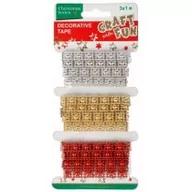 Dekoratorstwo - Ateneum Taśma ozdobna 3mix x 1m - miniaturka - grafika 1