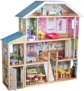 Drewniany domek dla lalek, 1190 x 316 x 1234 mm - Domki dla lalek - miniaturka - grafika 1