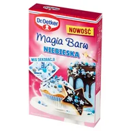 Dodatki do ciast w proszku - Dr. Oetker Mix Dekoracji Magia Barw Niebieska 70G - miniaturka - grafika 1