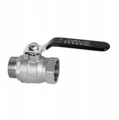 Zawory i kraniki - ZAWÓR KULOWY WODNY TYTAN 1" RĄCZKA N/W ZKWD-PP-25-NW //!ZKW-25WN-R-H-TYTAN - miniaturka - grafika 1