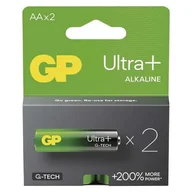 Baterie i akcesoria - Bateria alkaliczna, AA (LR6), AA, 1.5V, GP, blistr, 2-pack, Ultra Plus - miniaturka - grafika 1